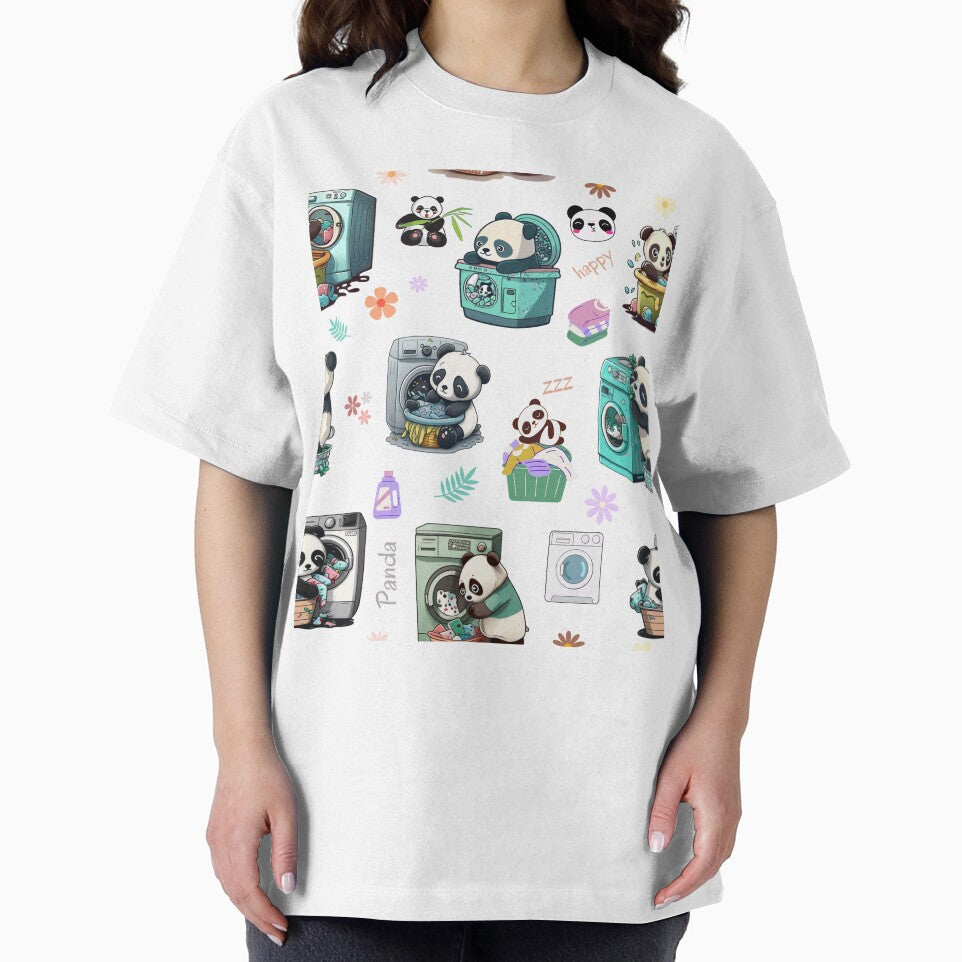 Cute Panda Colorful Pattern by lelixart