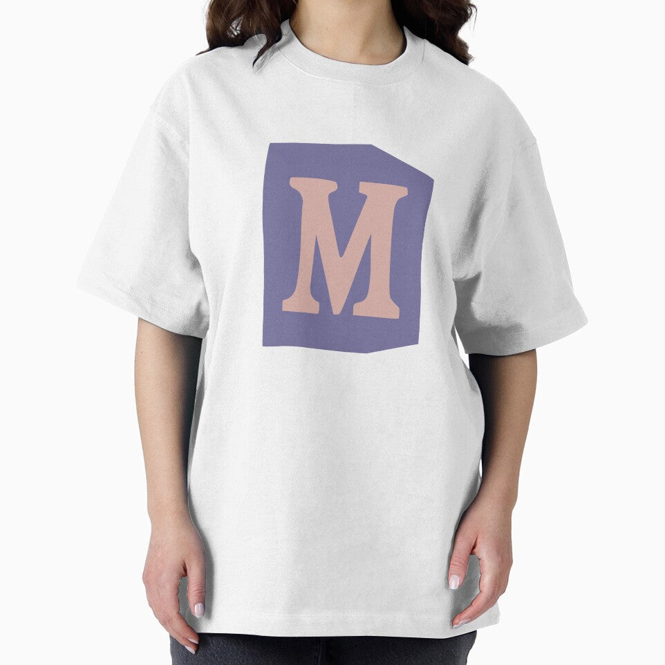 Letter M - Colorful Cutout Paper Collage Alphabet Initial by uncoXab