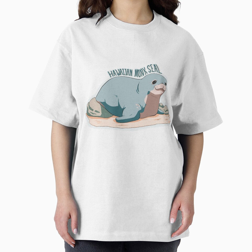Hawaiian Monk Seal (Endangered Species) by Dragon Blossom Art