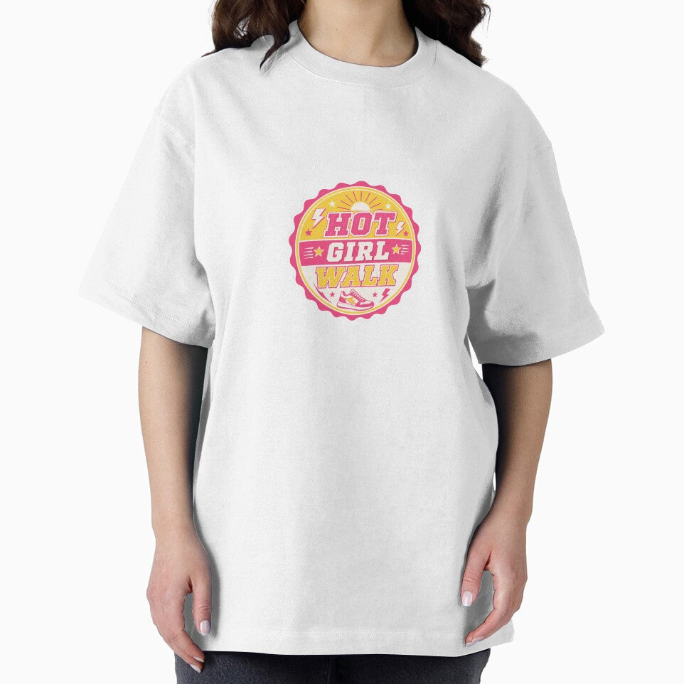 Hot Girl Walk Survivor Funny Fitness Sticker by RedRubyBubble