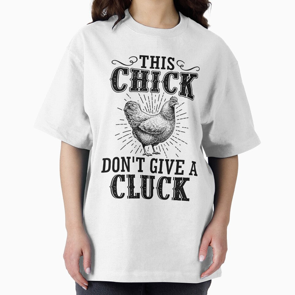 This chick don't give a cluck chicken shirt. Funny chicken gift for men, women and kid by Titmit