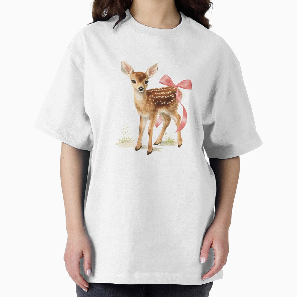 Cute Fawn - Coquette Bow Style by Mugfulmomentz
