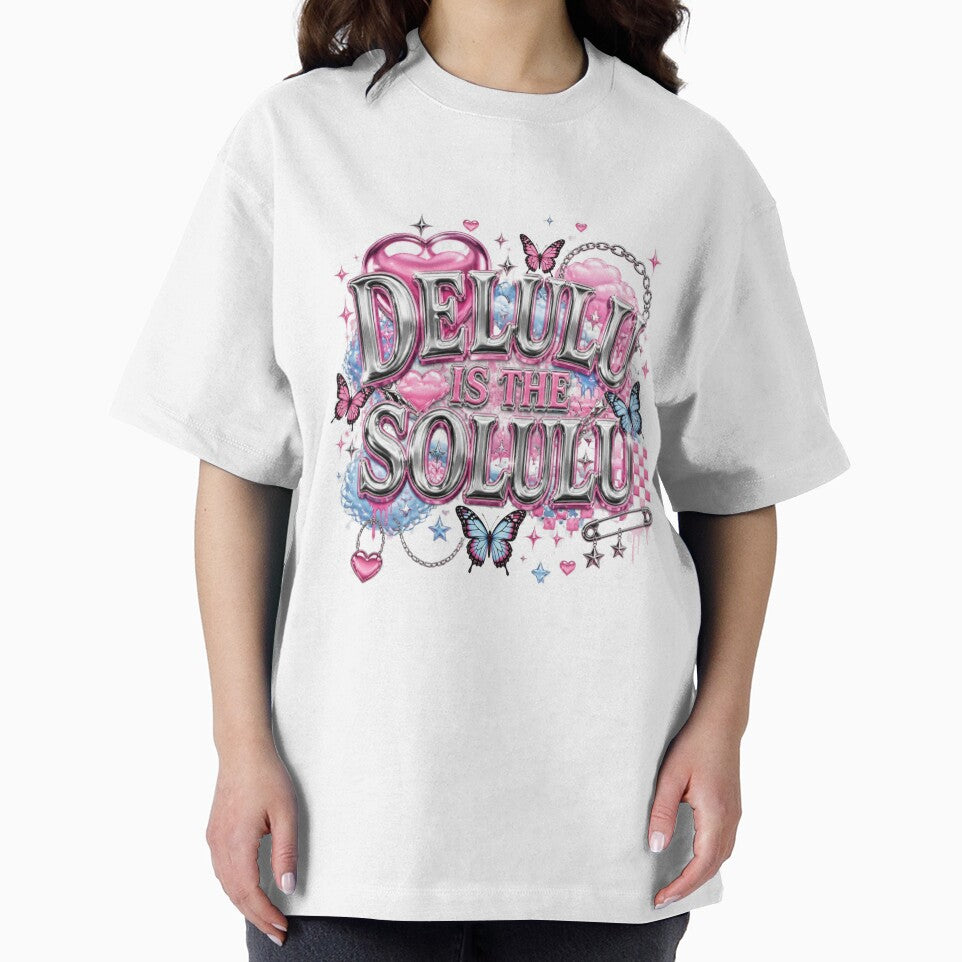 Delulu Is The Solulu Y2K Aesthetic Design by AtomicThreadCo