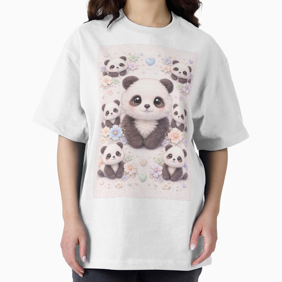 Cute Pastel Panda Aesthetic Phone Case | Kawaii Panda Floral Pattern | Adorable Panda Design by StickerMoodLab