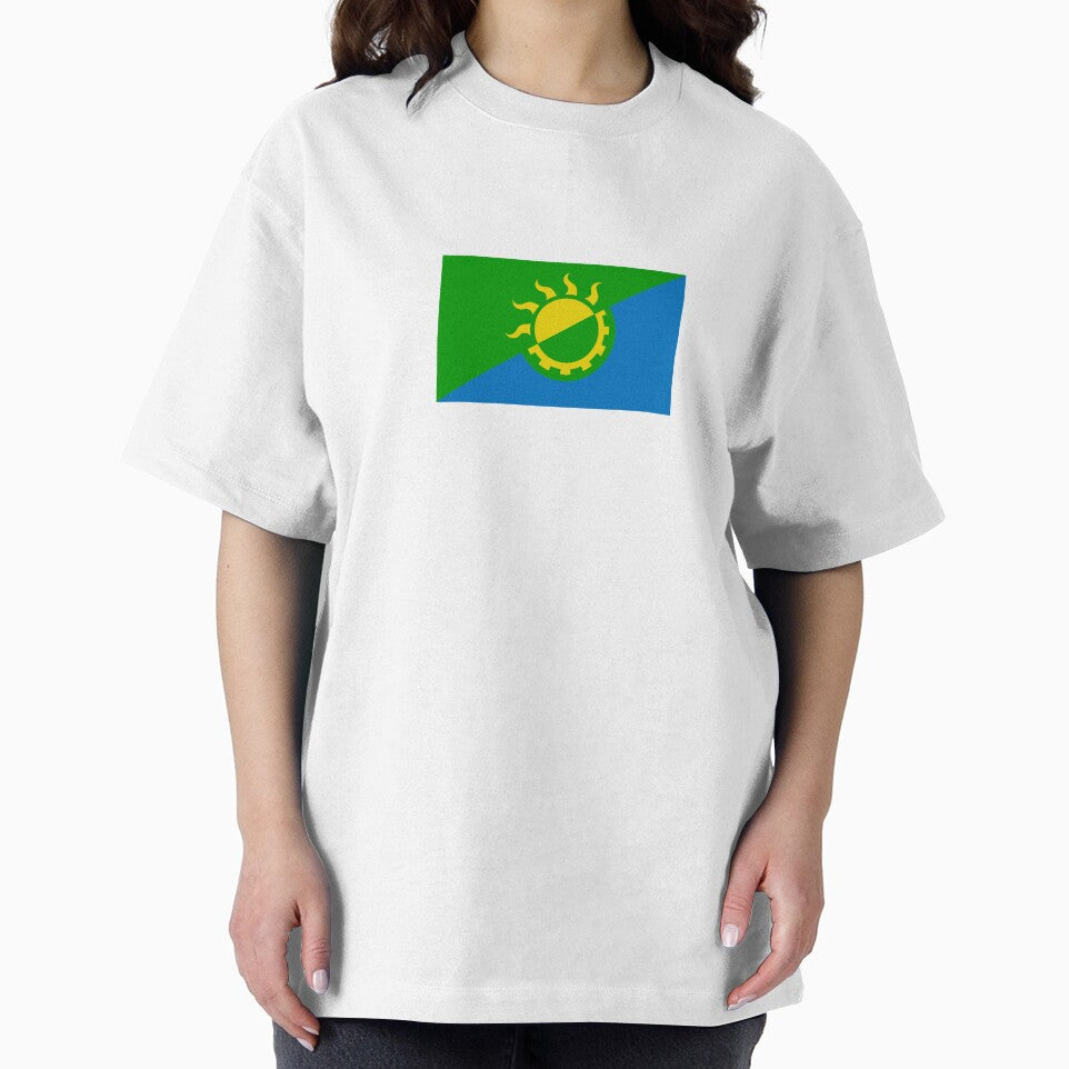 Solarpunk arnarcho Flag by Tabascol