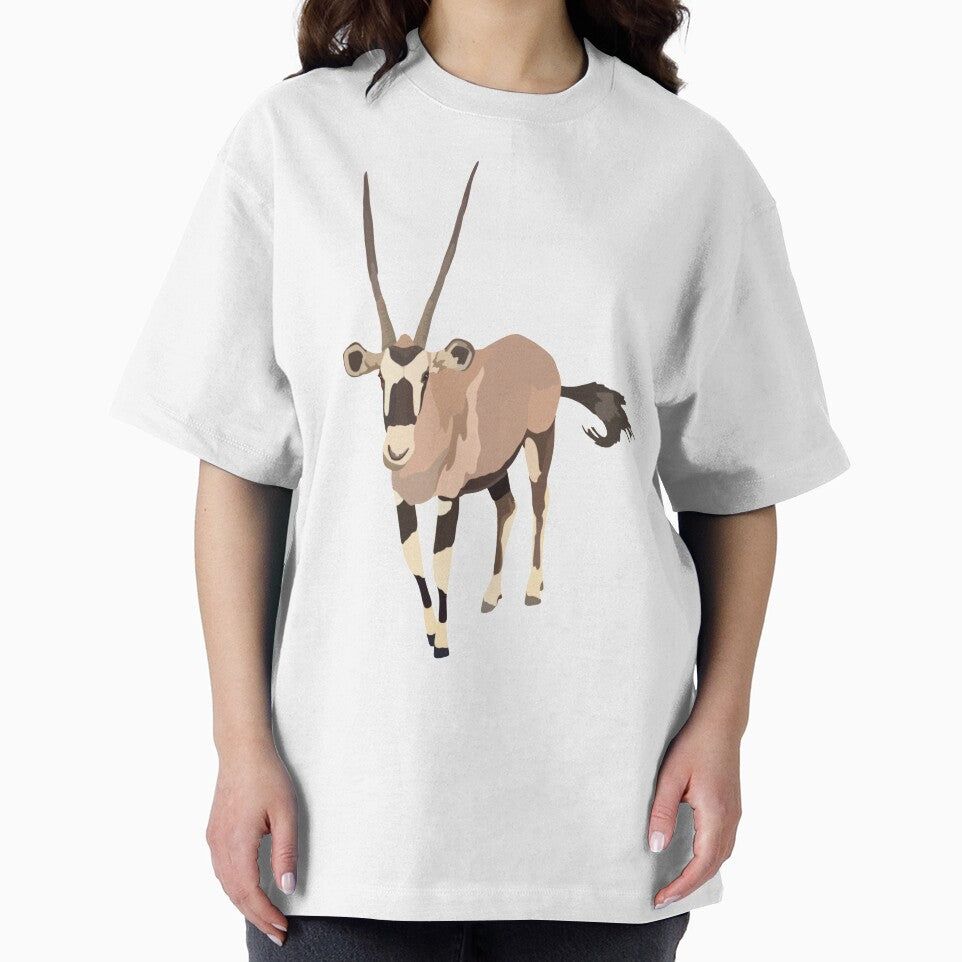 O is for Oryx,Oryx Artwork – Elegant Antelope Illustration and Desert Wildlife Design by PrettylittlepastelUk