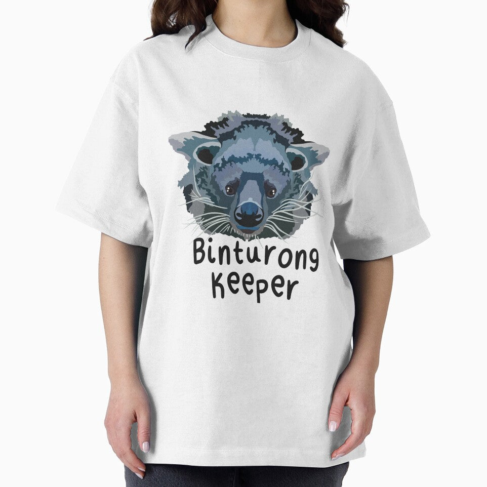 B is for Binturong Keeper,Binturong Keeper Design – Dedicated Wildlife Care and Exotic Mammal Keeper Artwork by PrettylittlepastelUk