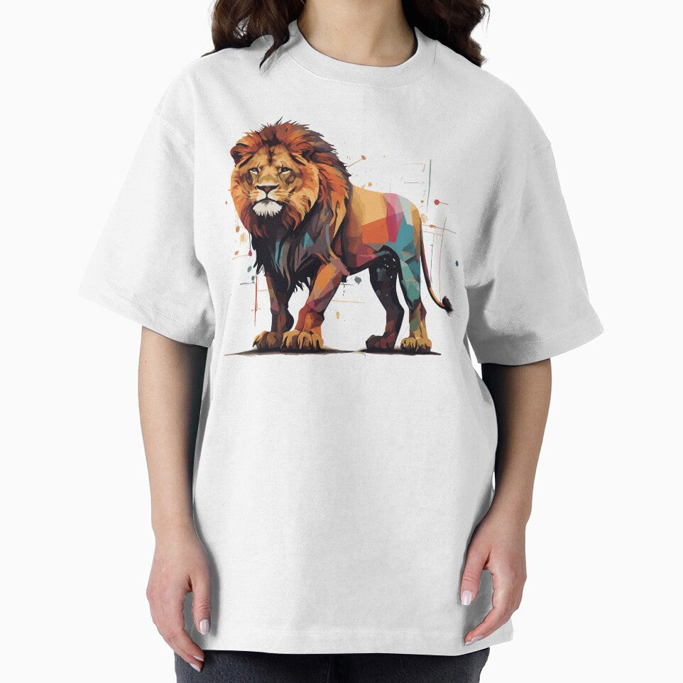 Lion king colorful t-shirts design by TeeCrafters1