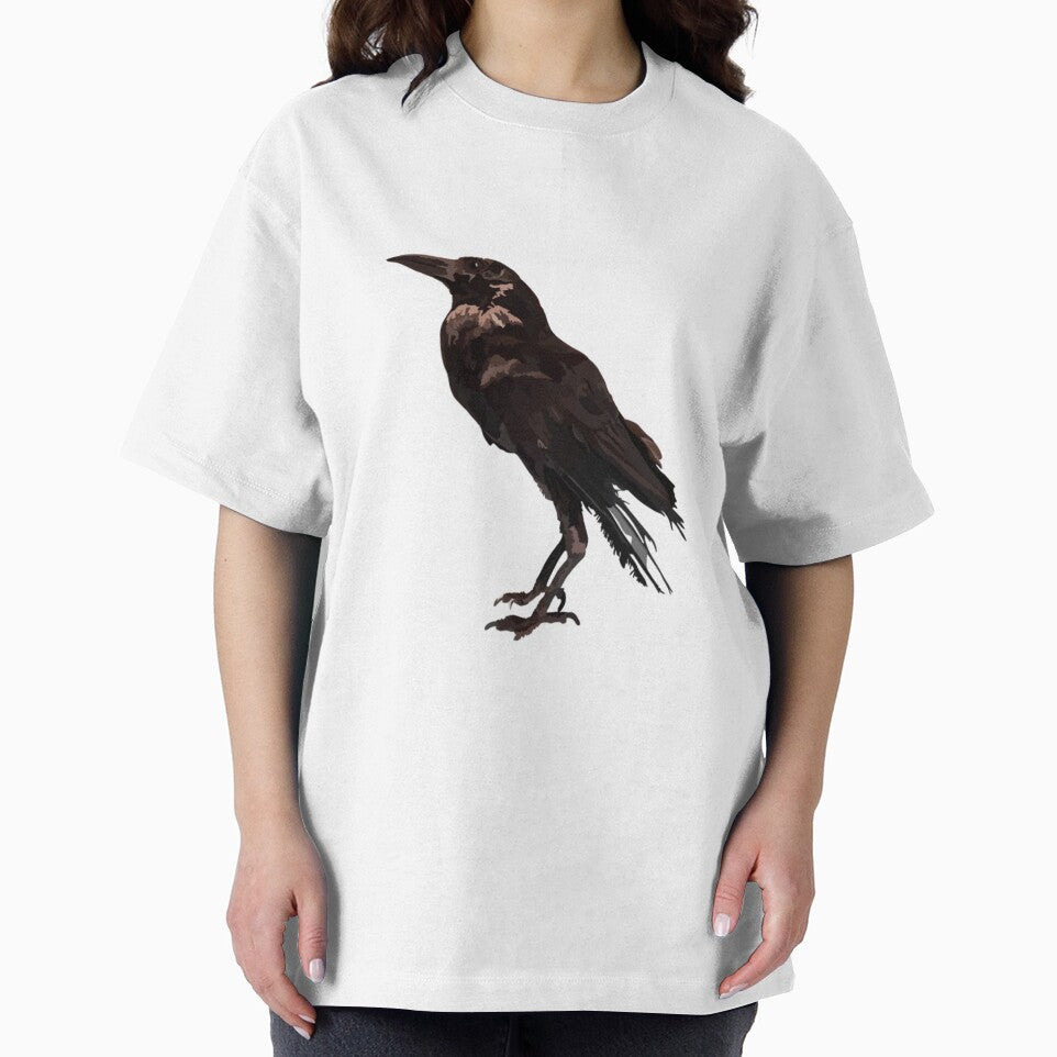 A is for American Crow,American Crow Artwork – Intelligent Bird Illustration and Urban Wildlife Design by PrettylittlepastelUk