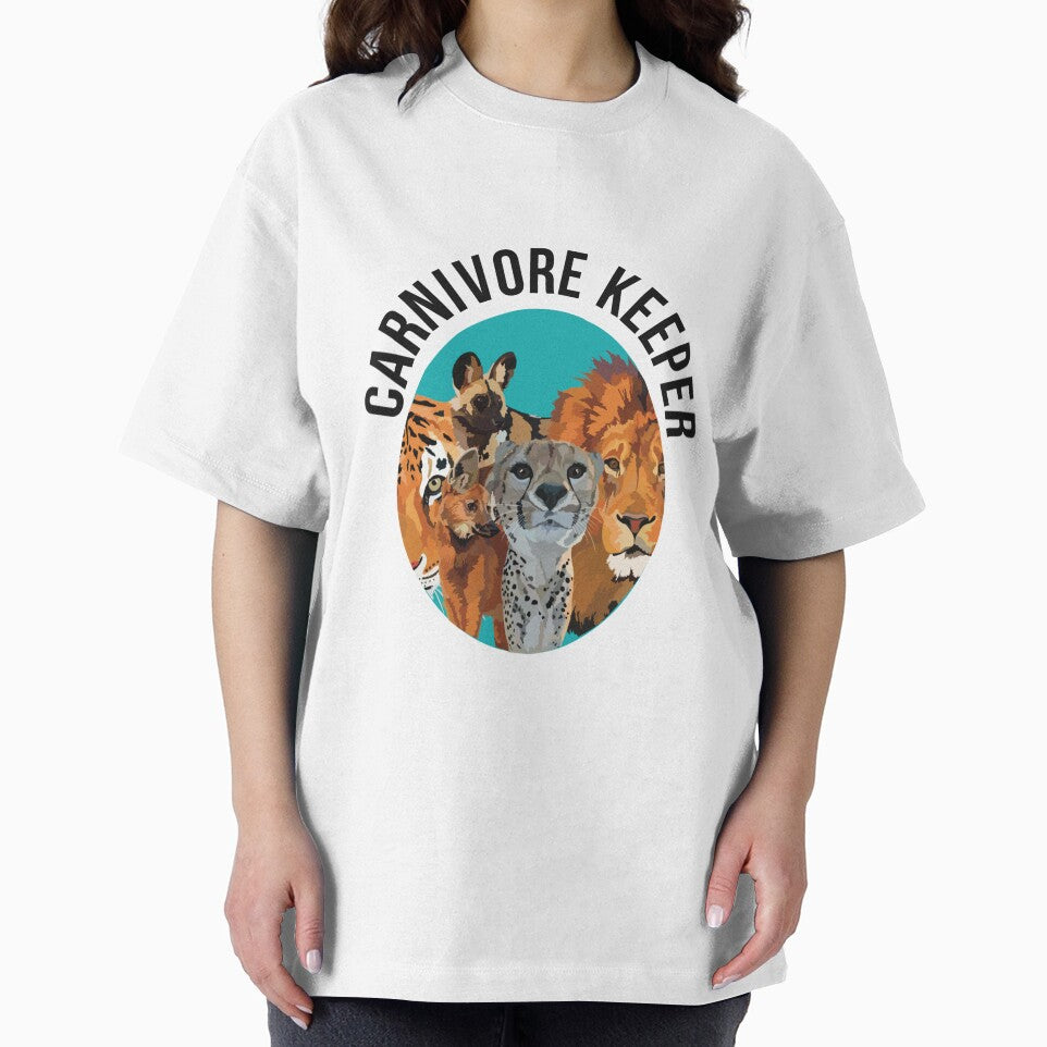 Carnivore Keeper, Carnivore Keeper Illustration – Wildlife Zookeeper Art for Big Cat & Predator Lovers by PrettylittlepastelUk