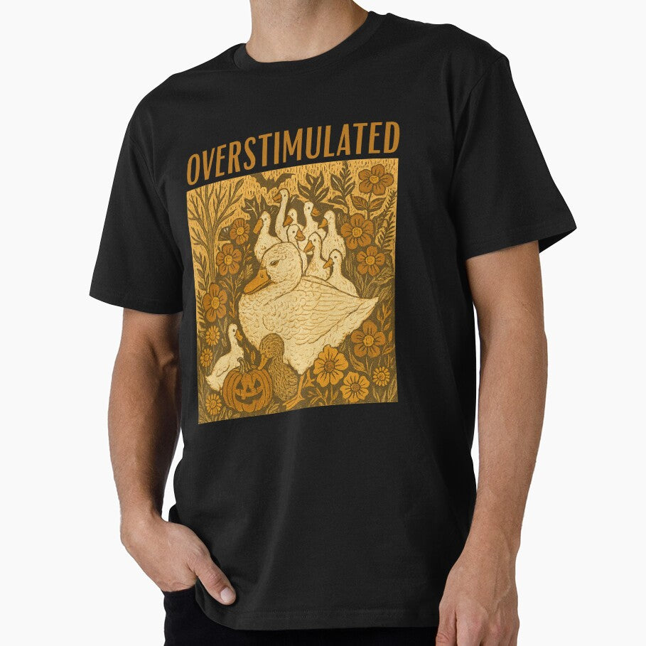 Overstimulated Duck Mama by Clinomania Art