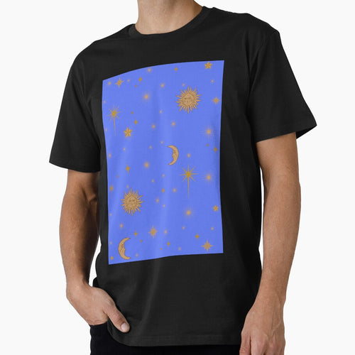 70's Boho Sun Moon Pattern by EmLosin