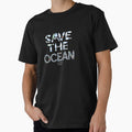 Save the Ocean – Typographic Eco Art by Sklines Art | Mrz Danelli