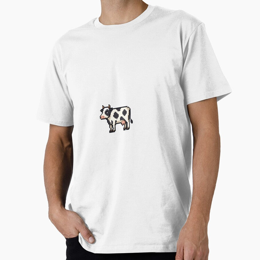 Classic Pixel Art Cow by XNamishX40