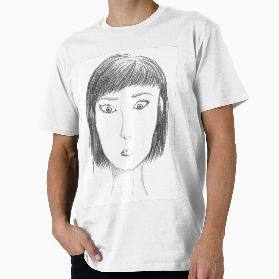 Pondering with Doubt Portrait Sketch Grayscale by BOKEbyTC