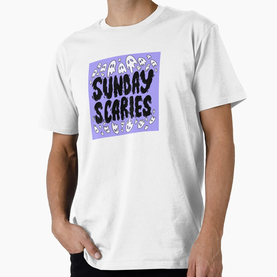Purple Sunday Scaries Ghosts by DesignByLeesh