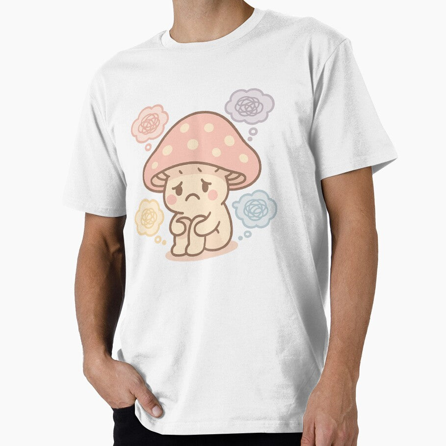 Overthinking Mushroom in Soft Sad Mode by xmoudx