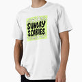 Lime Green Sunday Scaries Ghosts by DesignByLeesh