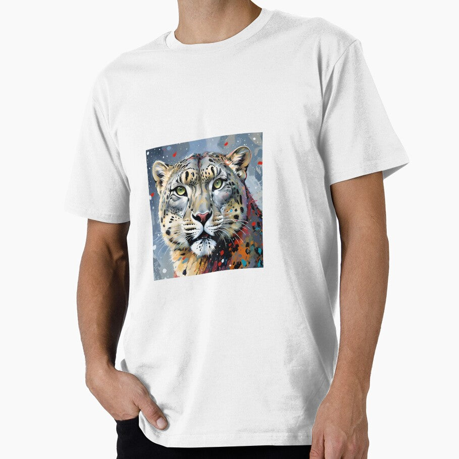 SNOW LEOPARD by PIGCASSOSAIART