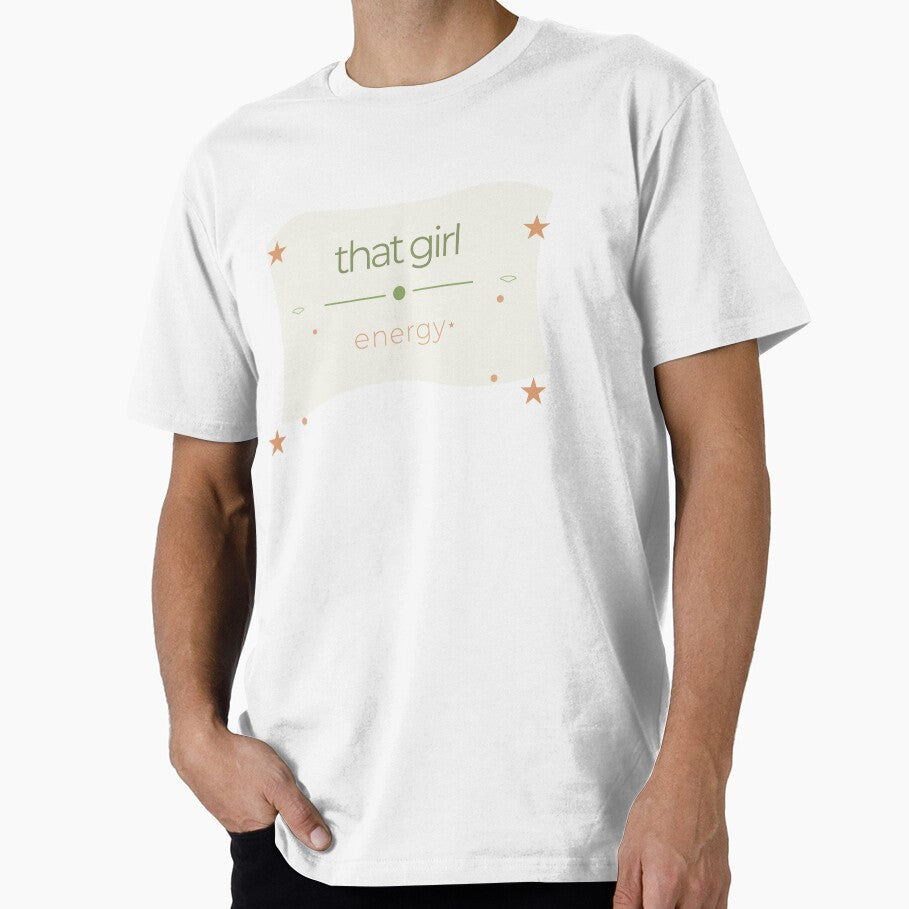 That Girl Energy - Aesthetic Minimalist Quote - Sage Green Lifestyle by ZASfx
