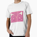Ethereal Vaporwave Glitch Art Florals Red by BioDigital-Jazz