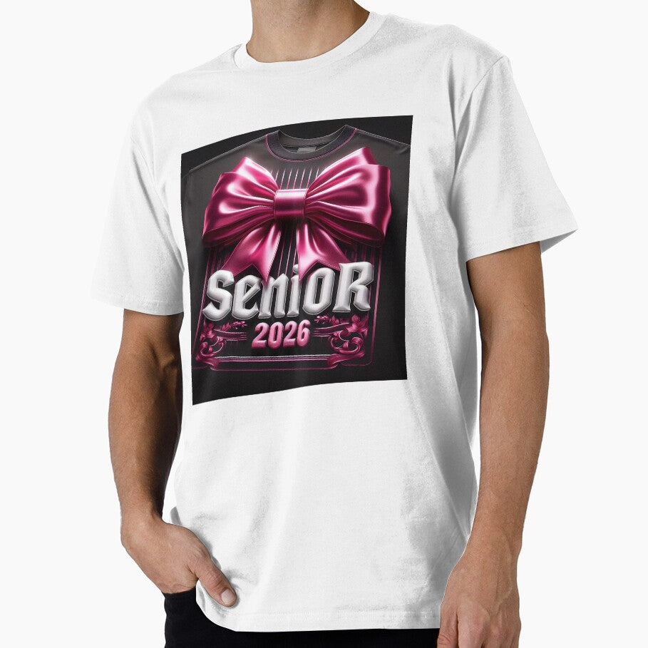 Class of 2026 Senior Pink Bow Retro Aesthetic by zagaza