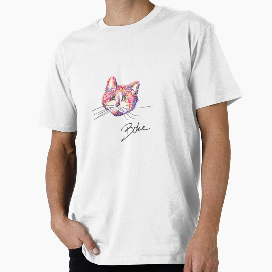 Sketchy Color Cat Portait Boke by BOKEbyTC