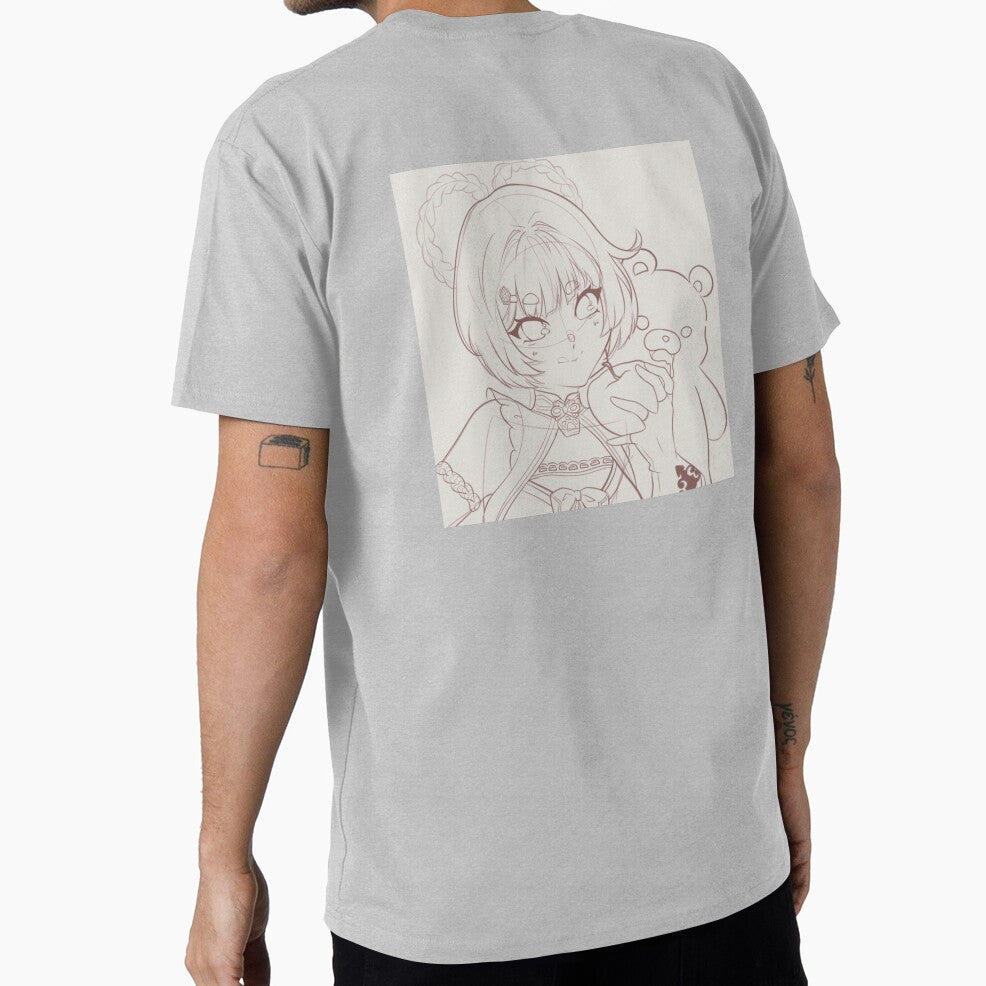 Xiangling Clean Anime Sketch by bia_rtt