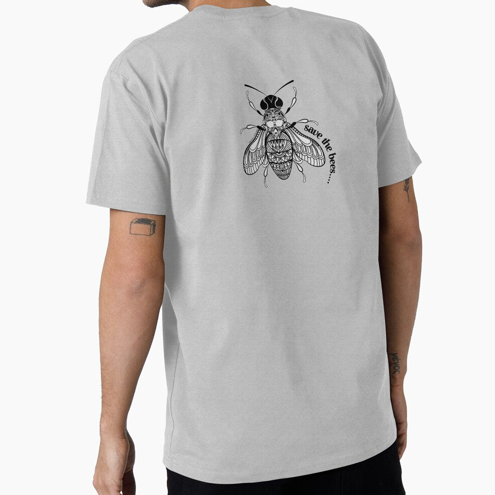 Save the Bees skull design by AMJ by American Mary Jane