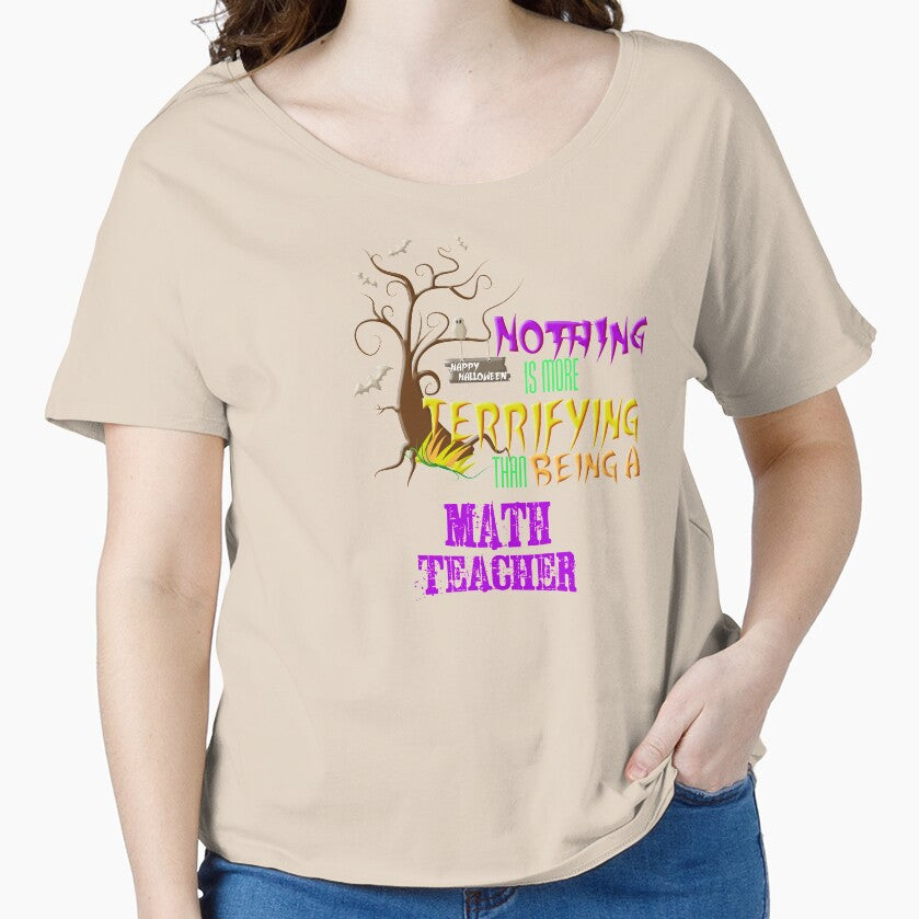 Funny Math Teacher Halloween Design Scary Students by cgocgy