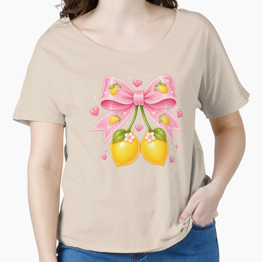 Kawaii Lemon Bow Cute Coquette by Pampam-stickers