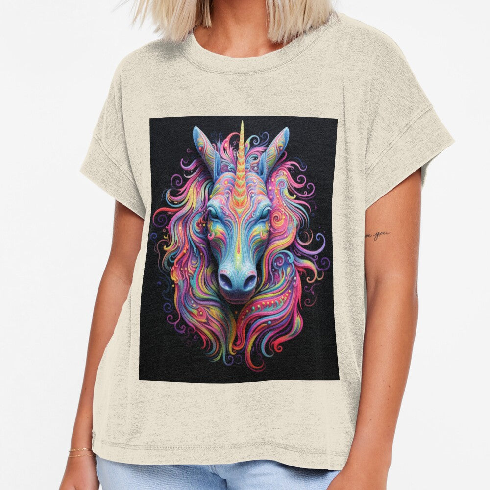 Unicorn Dreams Fantasy Portrait by TeesByMark