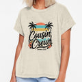 Cousin Crew Summer 2026 Retro Beach Vacation Family Matching Design by get55shirt
