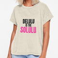 Delulu Is The Solulu Funny Sticker | Gen Z Slang Aesthetic Quote by CaptainDude