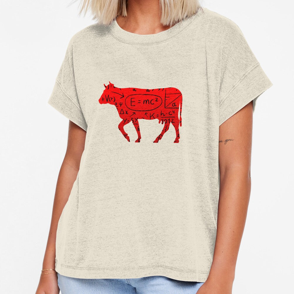Red version of Meet "The Calculus cow" Cow puns Cowculus by FarmsteadAcers