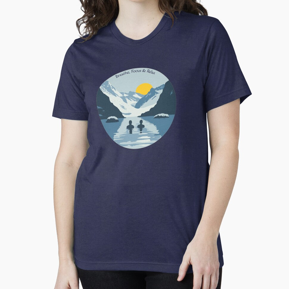 Kopie von Two women take a cold plunge in nature by Bouldershop