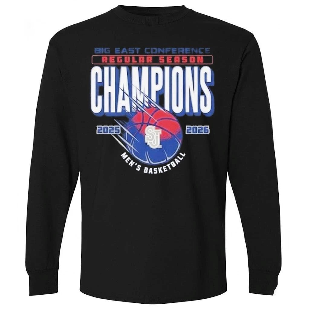 St. John’s Men’s Basketball Big East Conference Regular Season Champions 2025-26 Shirt