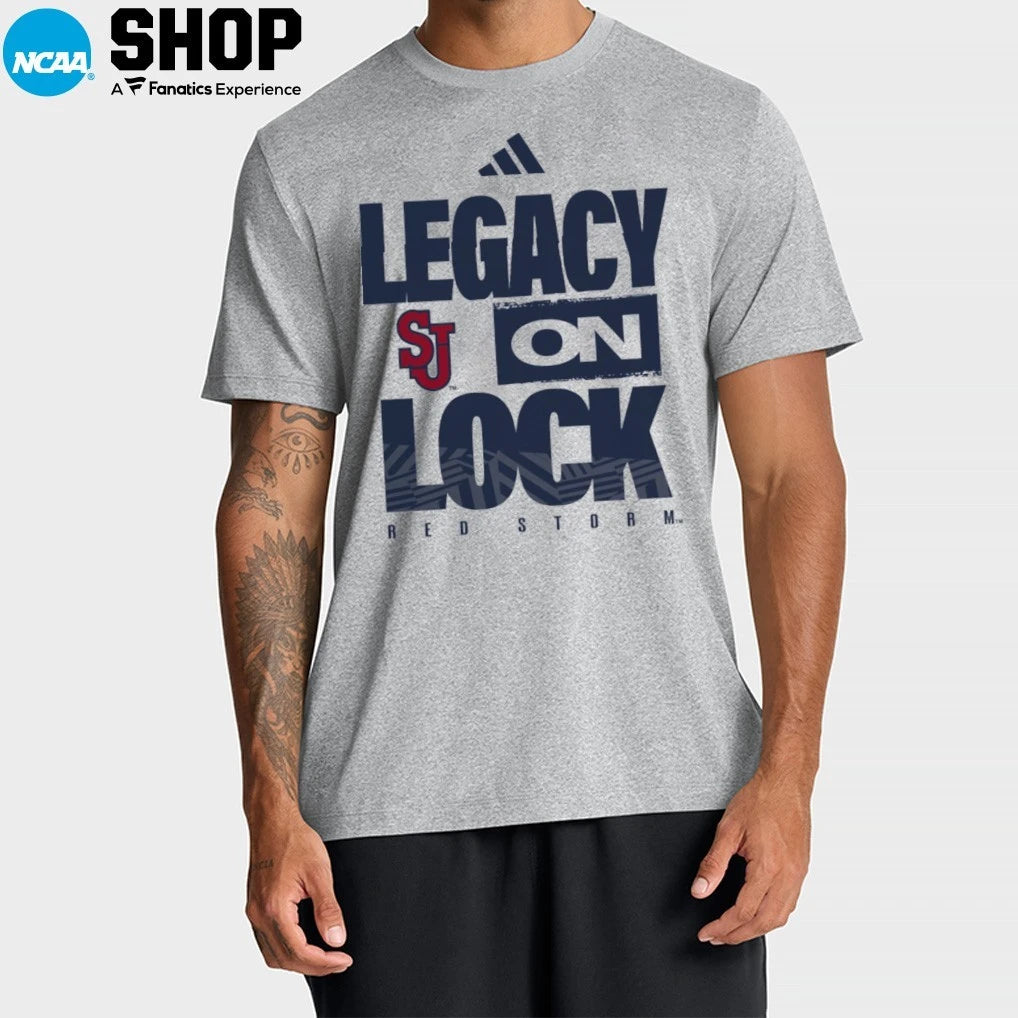 St. John’s Red Storm 2026 Legacy On Lock On-Court T-Shirt