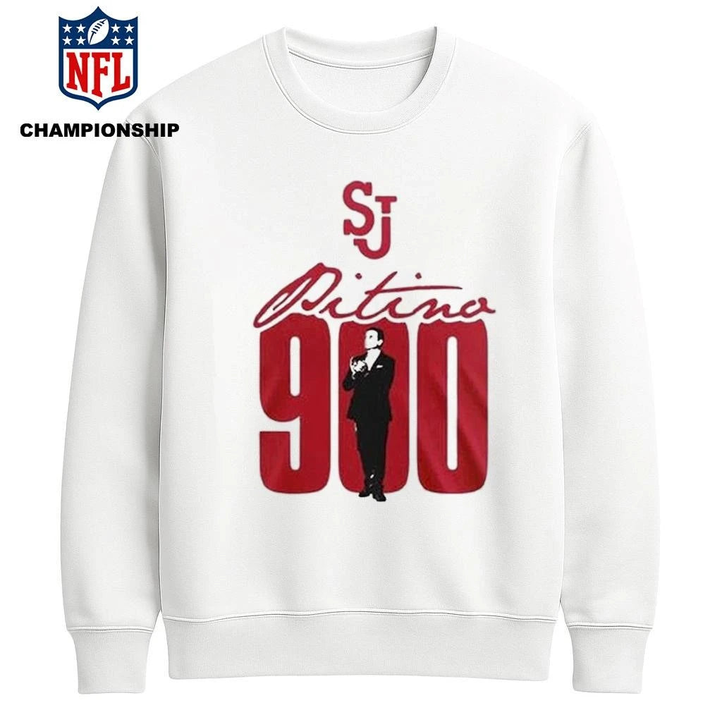 St. John’s Red Storm 2026 Rick Pitino 900th Shirt