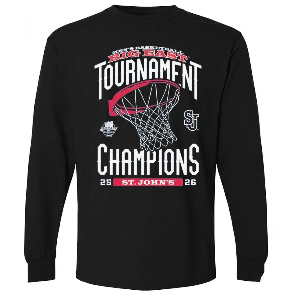 St. John’s Red Storm Men’s Basketball 2026 Big East Tournament Champions Shirt