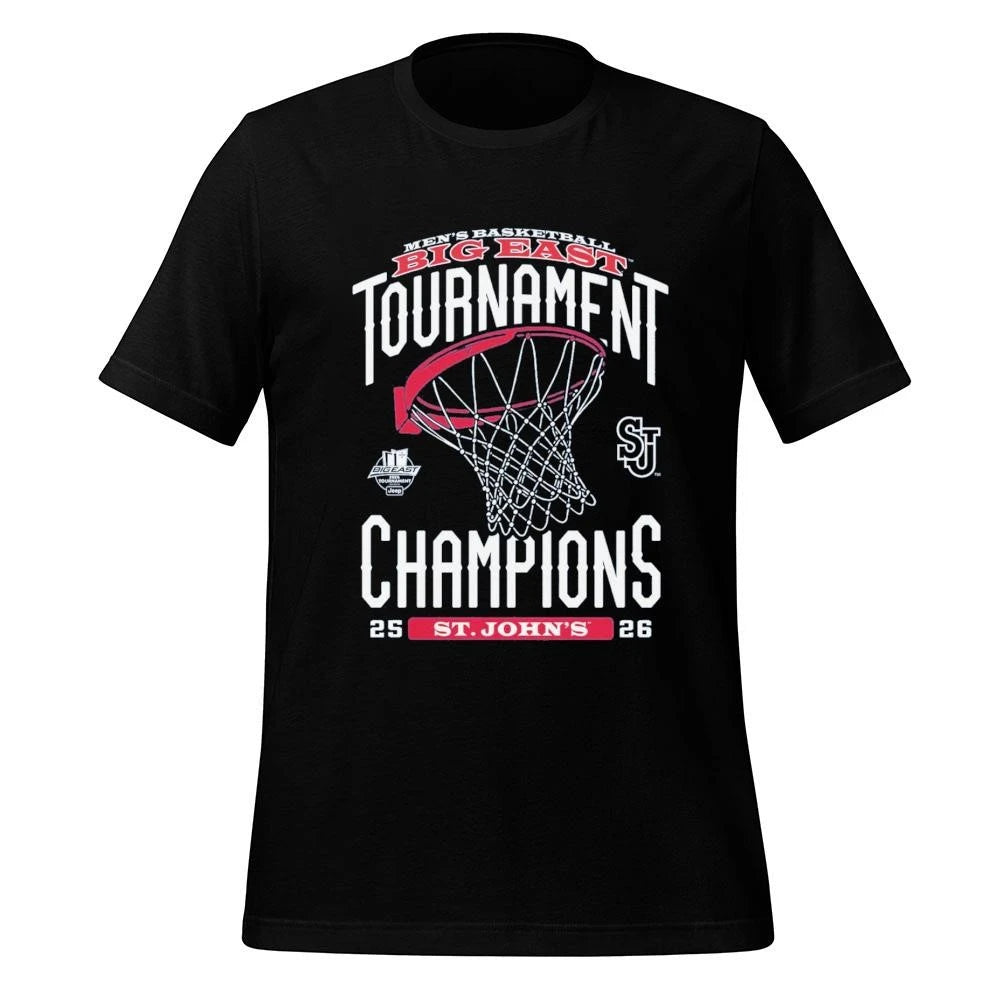 St. John’s Red Storm Men’s Basketball 2026 Big East Tournament Champions Shirt