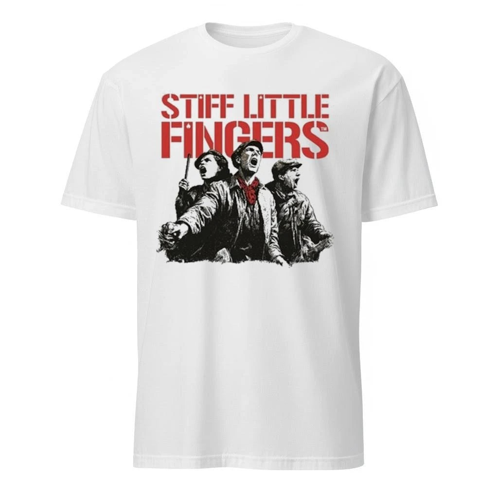 Stiff Little Fingers Raise Your Voice Ecru Shirt