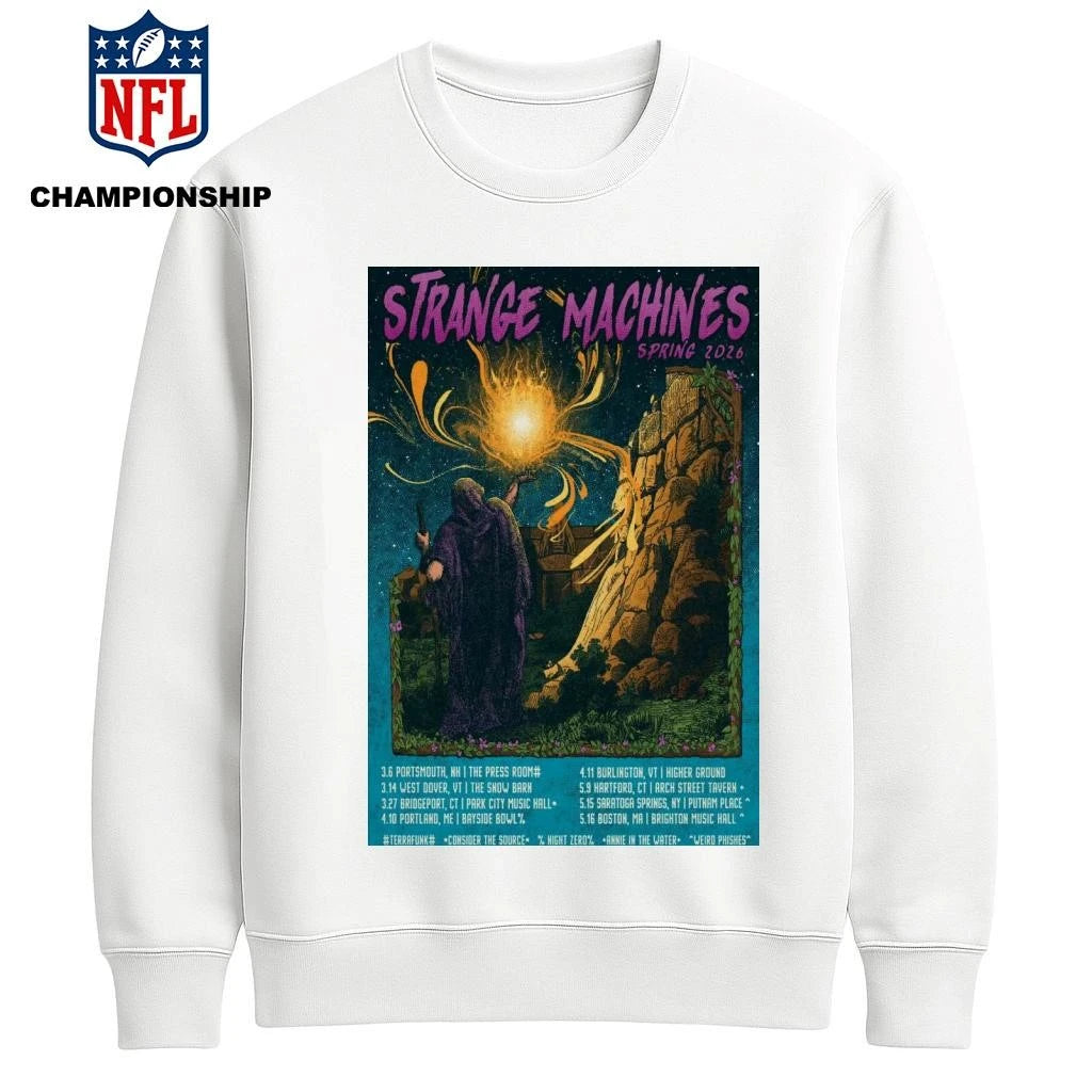 Strange Machines Spring Tour 2026 Poster Shirt