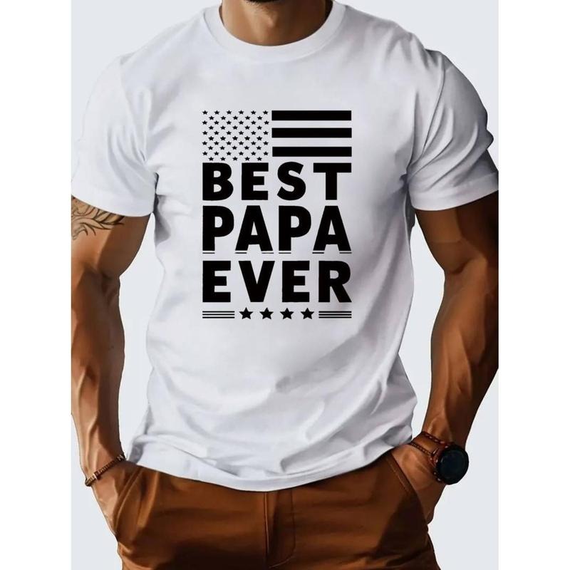 Cotton short sleeved T-shirt, American fashion brand printed bottom, Men's and youth spring/summer round neck casual...