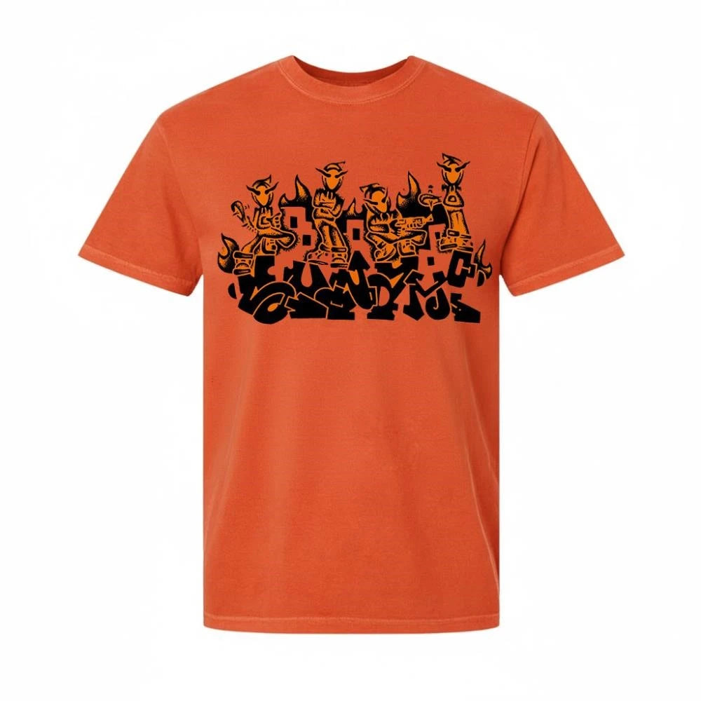 Sunami Band The Wrong Side Merch Orange Shirt