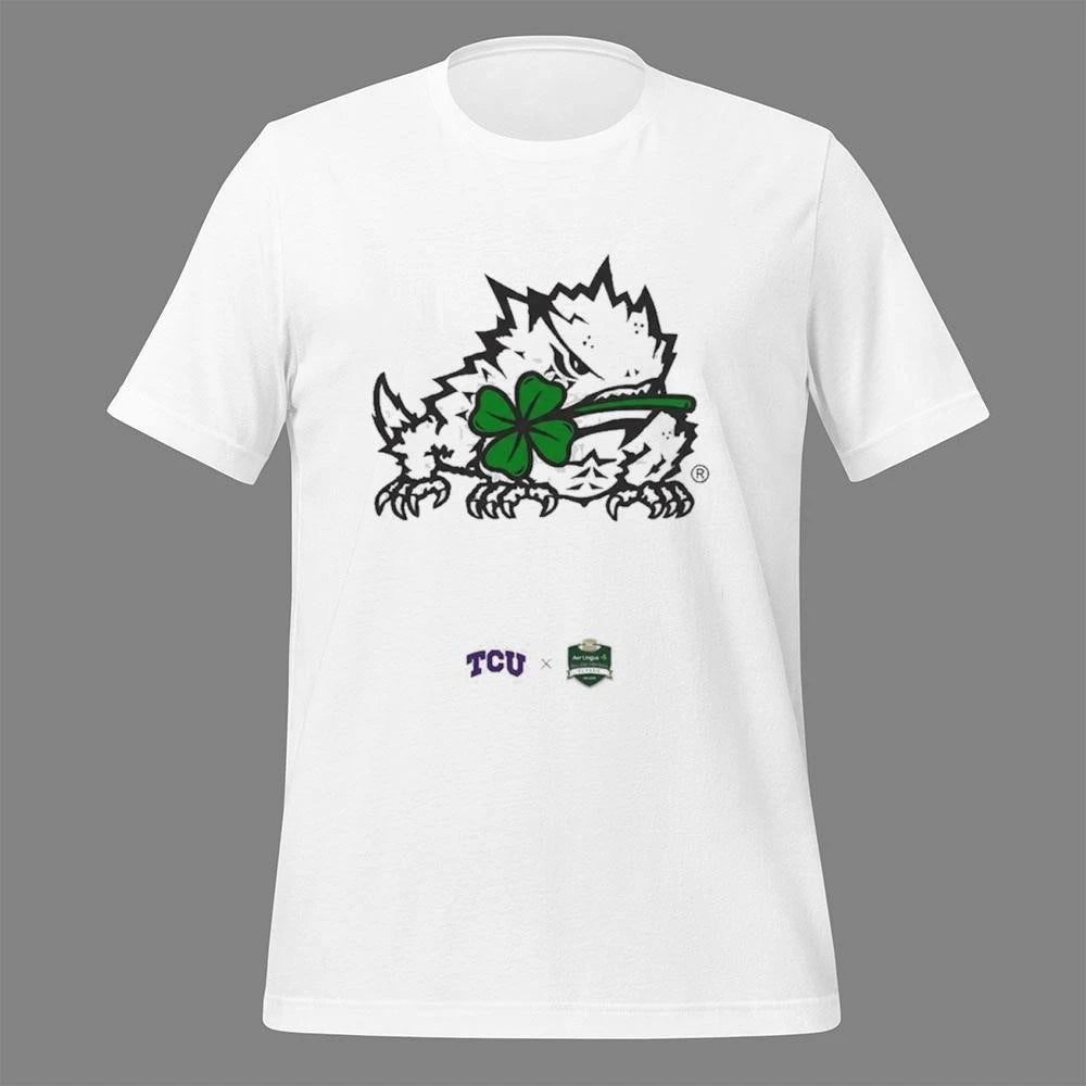 TCU SuperFrog Mascot Four-leaf Clover Shirt