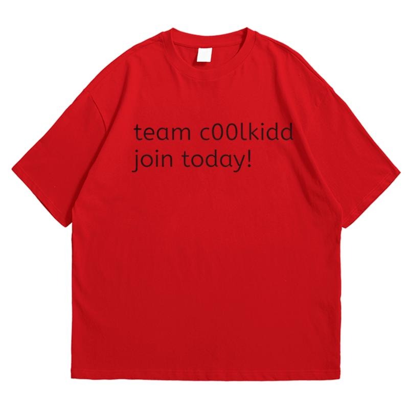 team coolkid - red T-Shirt Perfect Everyday Tee Trendy, Viral, and On-Point Hoodie, Sweatshirt | HypeDripTees.com