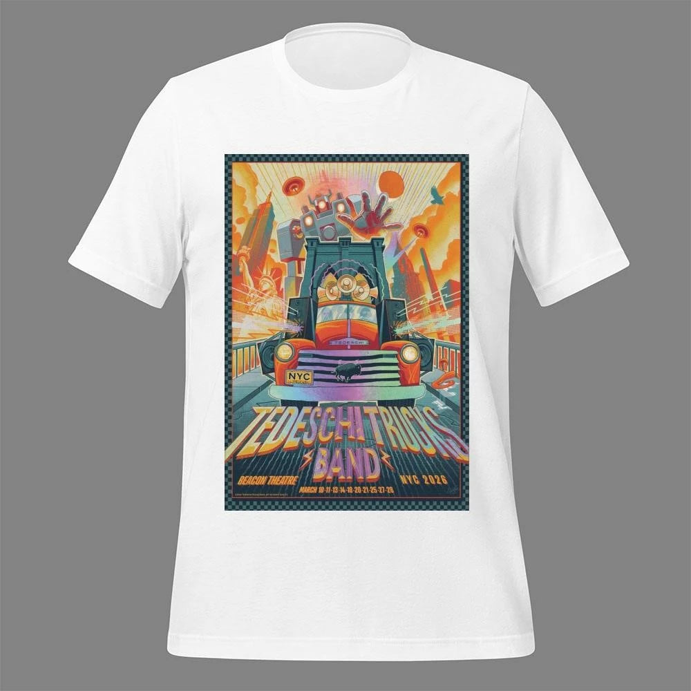Tedeschi Trucks Band Mar 10-28 2026 New York, NY Poster Shirt