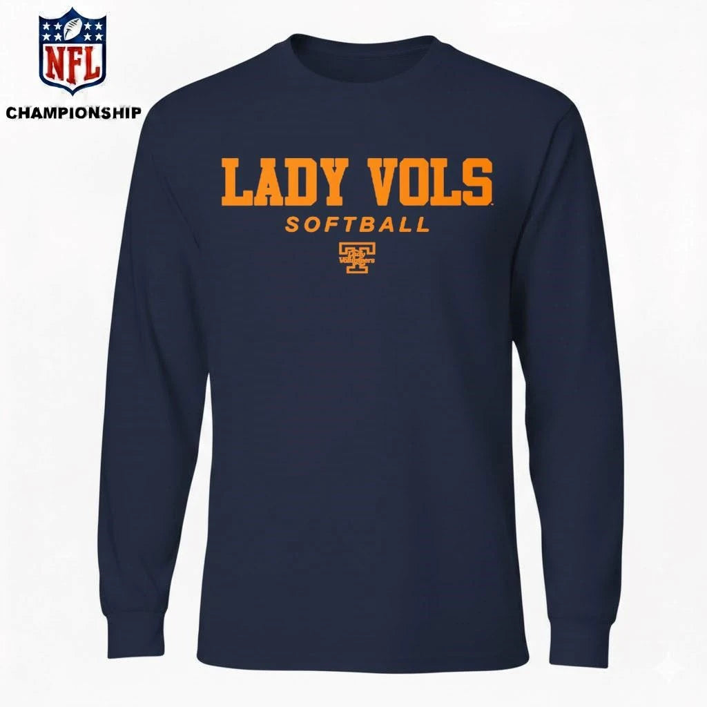 Tennessee Softball Wordmark and Logo University Shirt
