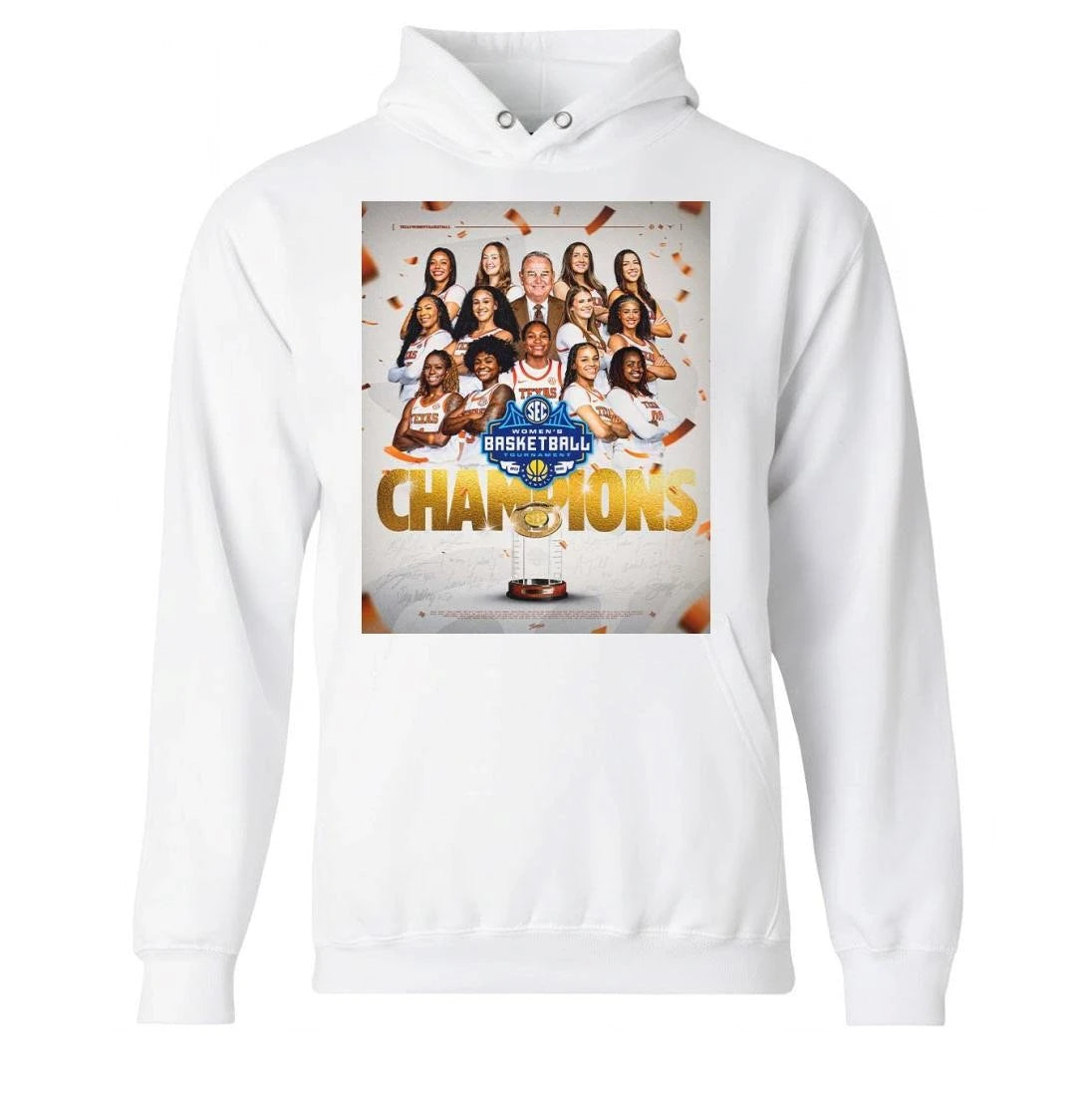 Texas Longhorns Women’s Basketball 2026 SEC Tournament Champions Poster  Shirt